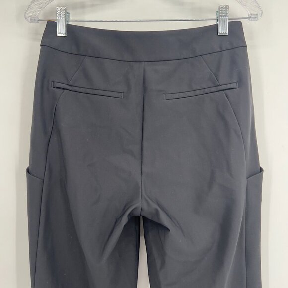 Athleta Stellar Straight Crop Pants Black S Women's ize 6 - Picture 6 of 9